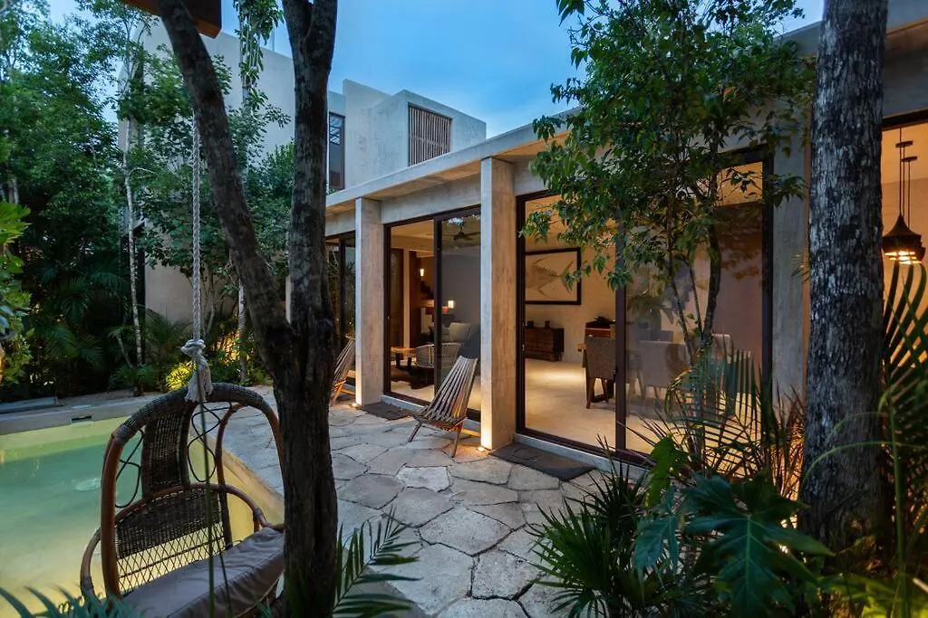 Tranquil Villa With Private Pool And Garden Tulum Pueblo